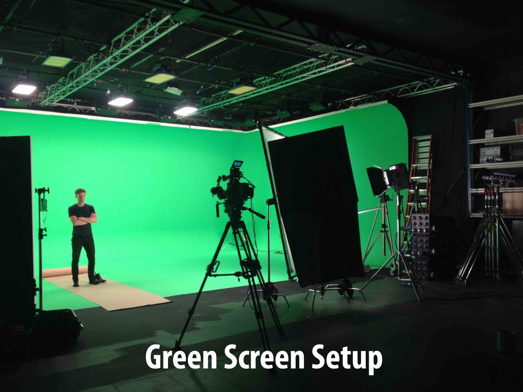 green screen setup